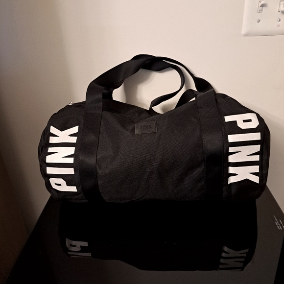 NWOT "PINK" by Victoria Secret Double Strap Duffle Bag Unisex - Picture 10 of 12